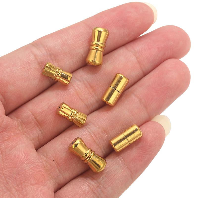 5pcs Stainless Steel Screw Clasps Connectors For Necklace Bracelet Making Supplies DIY Clasps Jewelry Making Craft Accessories