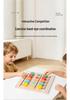 Wooden Color Matching & Sorting Board Game for Two Players - Parent-Child Interactive Educational Toy