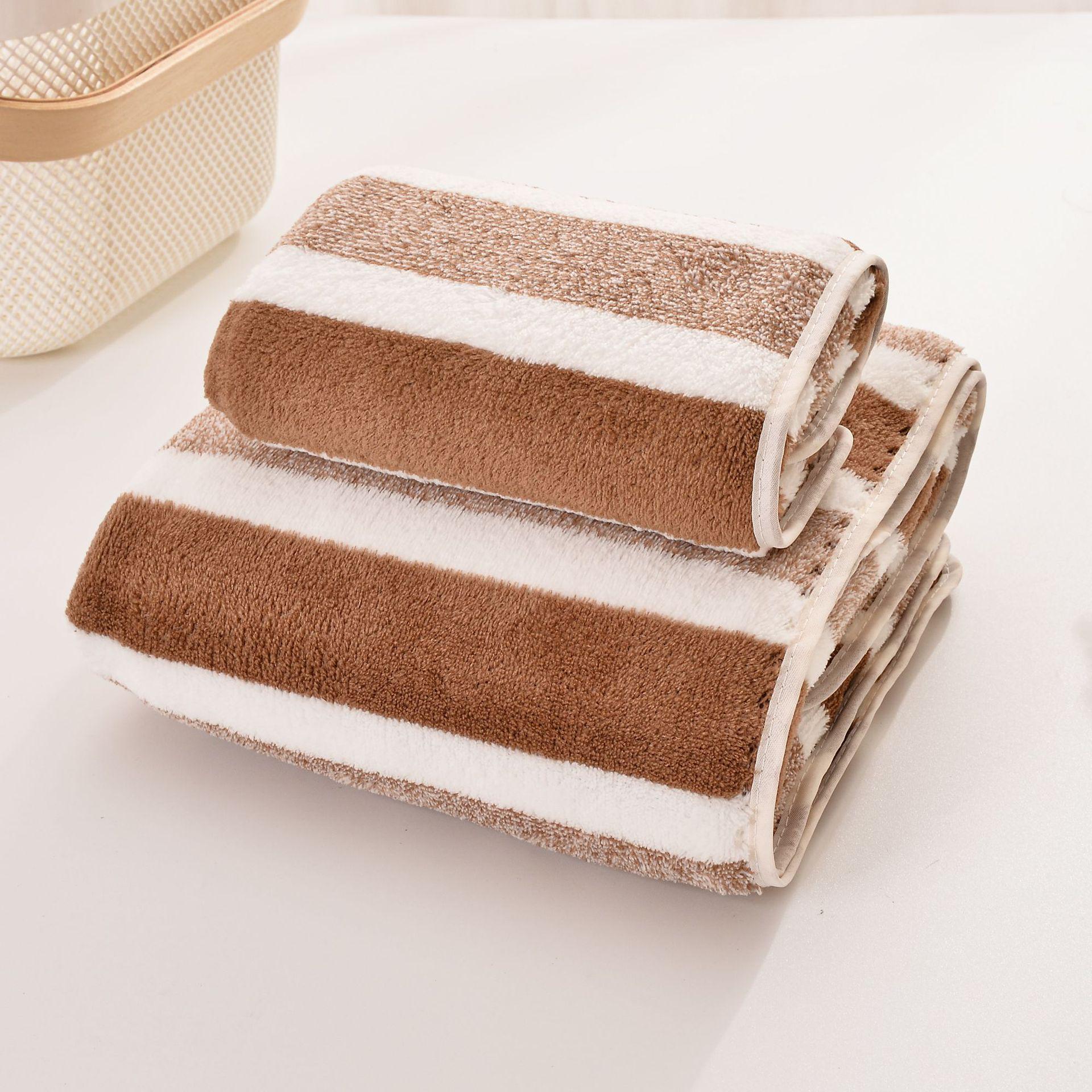 

Мягкое впитывающее полотенце для пары из кораллового флиса для домашнего использования Bath Towel 70*140cm