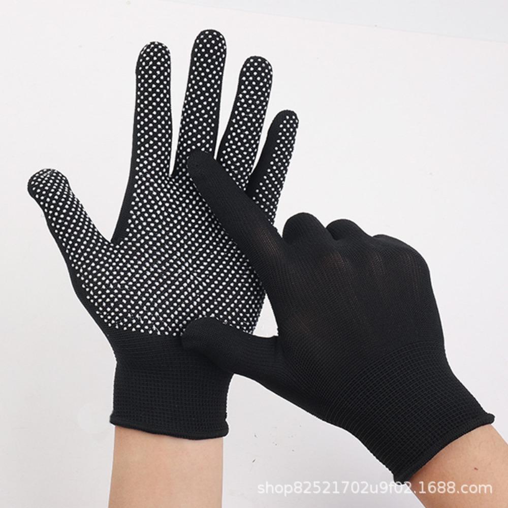 Thin Gloves Women's Summer Sun Protection, Tea Picking, Labor Insurance Dispensing, Non-slip Two and a Half Fingers Outdoor