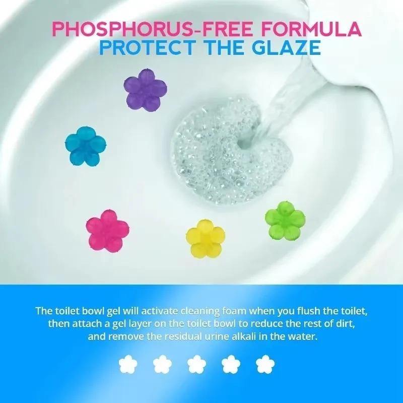 1/6Pcs Toilet Cleaner Gel Syringe Aromatic Drain Toilet Cleaning Detergent Air Freshener Remove Odors Home Bathroom Tools