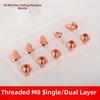 Single/Double Layers Laser Cutting Nozzle Bevel Cutting Nozzle  For Fiber Cutting Machine