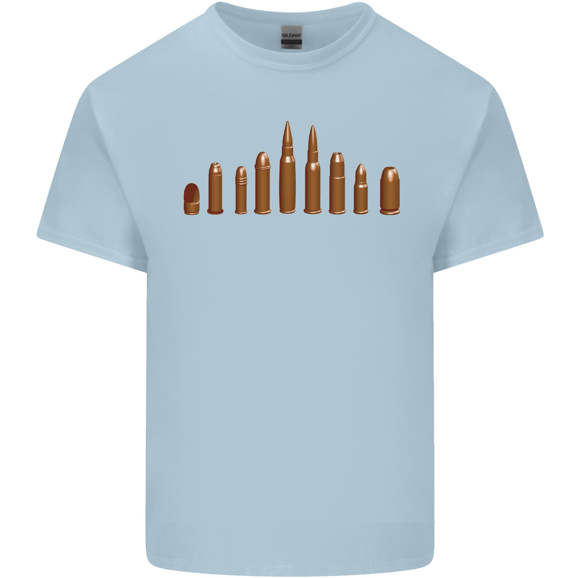 Bullets Hunting Army Military Sniper Soldier Para Unisexs Light Cotton TShirt S