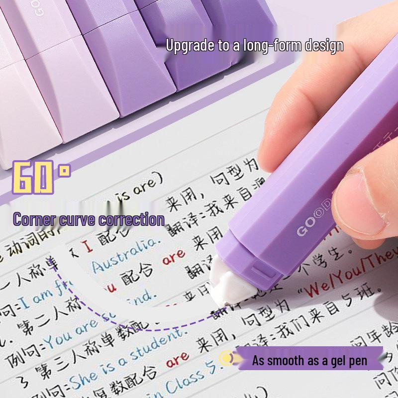 Pen-Shaped Invisible Correction Tape for Students, Zero Trace Paperlike Design, Advanced Black Technology