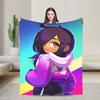 A-Aphmau Cartoon Blanket Multi-size Warm Cozy Fluffy Throw Blankets for Sofa Couch and Bed