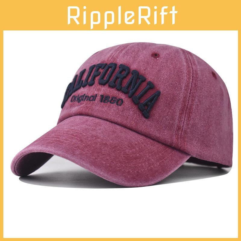 Vintage Design Letter Embroidery Neutral Casual Sun Shading Cap Baseball