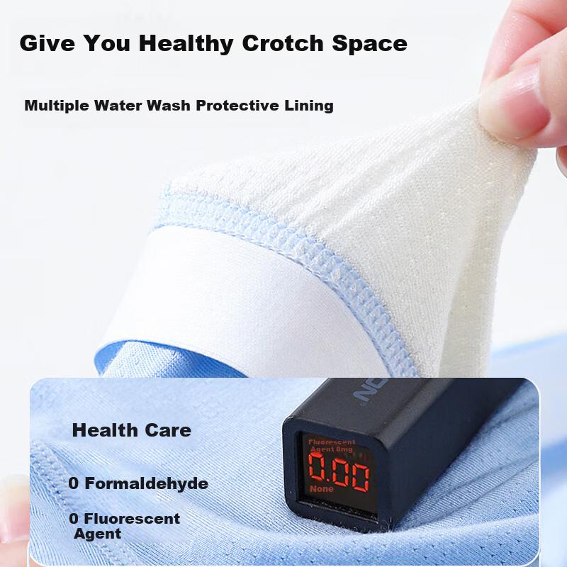 LANGSHA Youth Men's Underwear, Spring And Summer 2026 Mesh Developmental Pure Cotton Antibacterial Boxer Briefs for Middle And High School Students