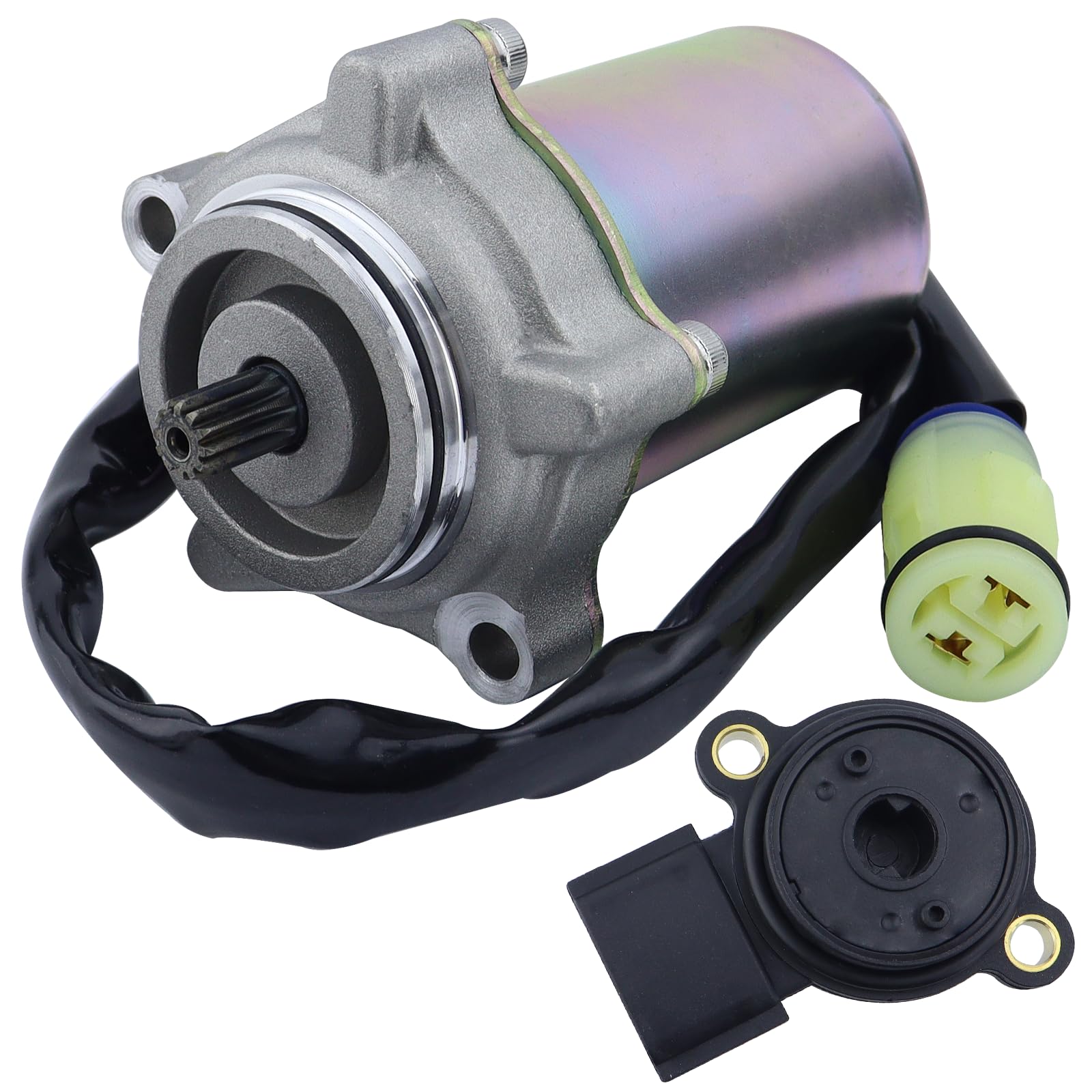 

Power Shift Control Motor & Angle Sensor for Honda Foreman Rubicon 500 TRX500FA TRX500FGA TRX500FPA 2001-2014, 31300-HN2-003 2 pcs set