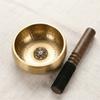 Soft Cushion Nepalese Singing Bowl Home Decor Bottom Engraved Sound Bowl with Stick Stress Relief Tibetan Singing Bowl Set