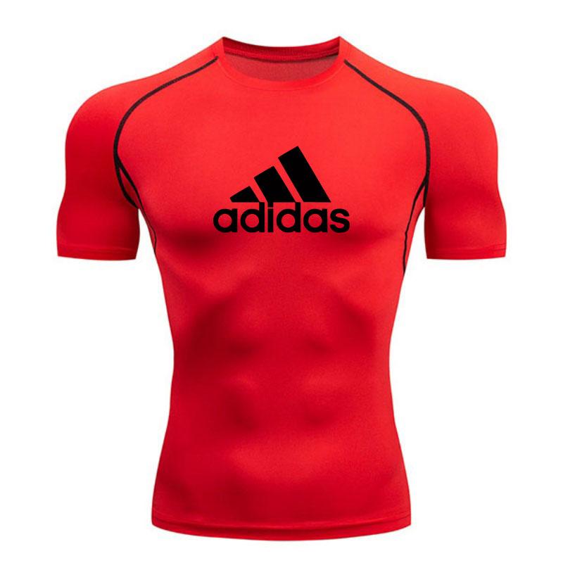 Men's Quick Dry Compression Athletic Tight Fit Shirts Breath
