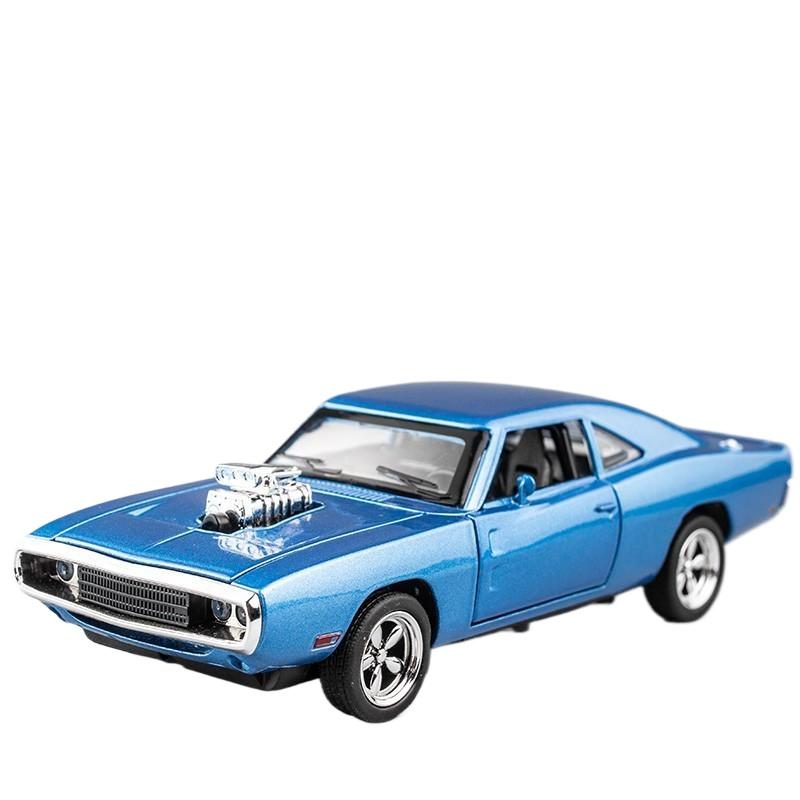 

1/32 Dodge Charger 1970 М яз-Спорт Суперкар Металевий Литий Модель Автомобіля Класичний Модний Домашній Хобі Колекція Подарунок для Друга синій