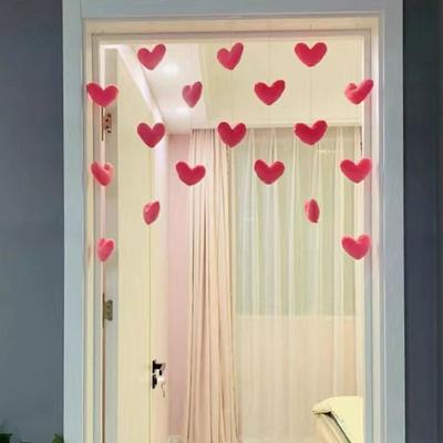 Gift Curtain Partition Heart Shaped High Beauty Love Hearts Pendant Door Curtain Ornaments Home Decor Door Hanging Curtain