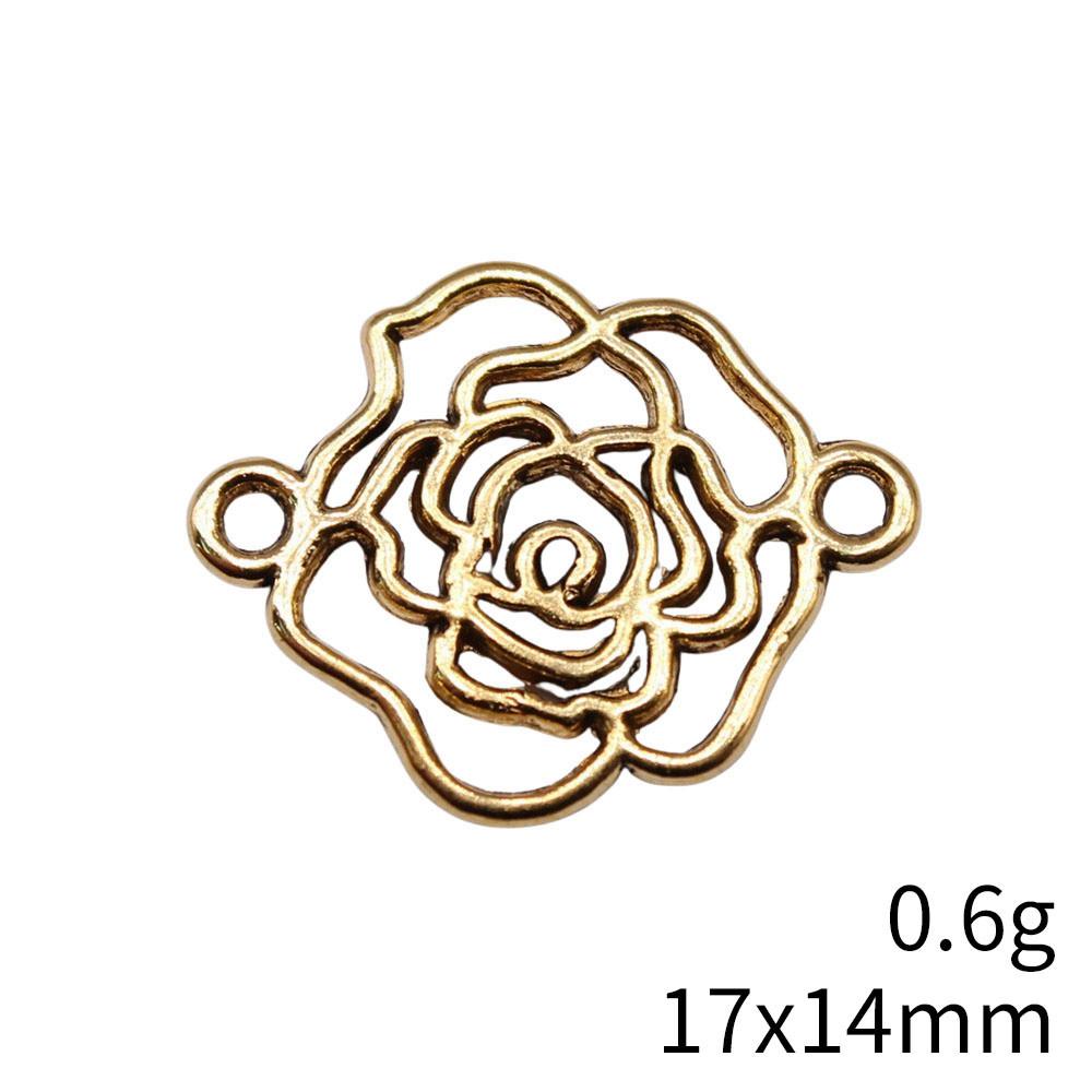 Gifts For Women Jewelry Materials Hollow Flower Connector Accessories Parts Cheapest Items Accessories And Components