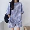 Women's Plus Size Summer 2024 Sportswear: Oversized Casual Two-Piece Set with Salty Top and Shorts