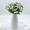 7 Head Artificial Butterfly Flowers Branches Included Colorful Fake Butterfly Bouquet Waterproof Realistic Flower Bouquet