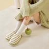 Home Shoes, Anti-slip Plush Slippers, Simple Fleece Anti-slip Cotton