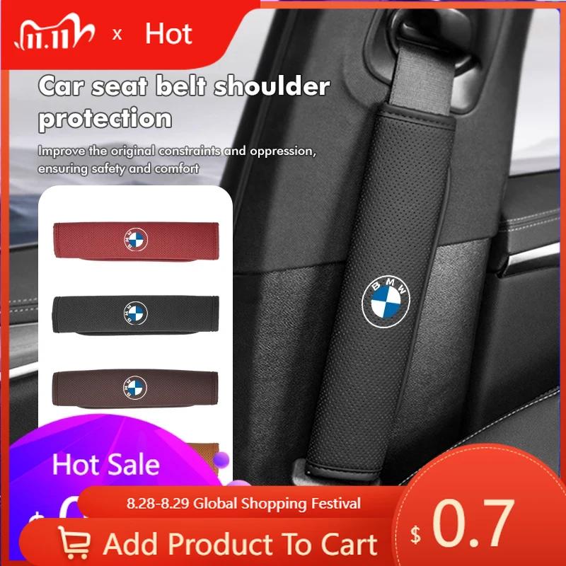 Car Sticker 2025 Hot Car Safety Belt Shoulder Cover Strap Padding Protector Pad For BMW E87 E70 E91 E30 G20 E92 E93 E60 E46 E90