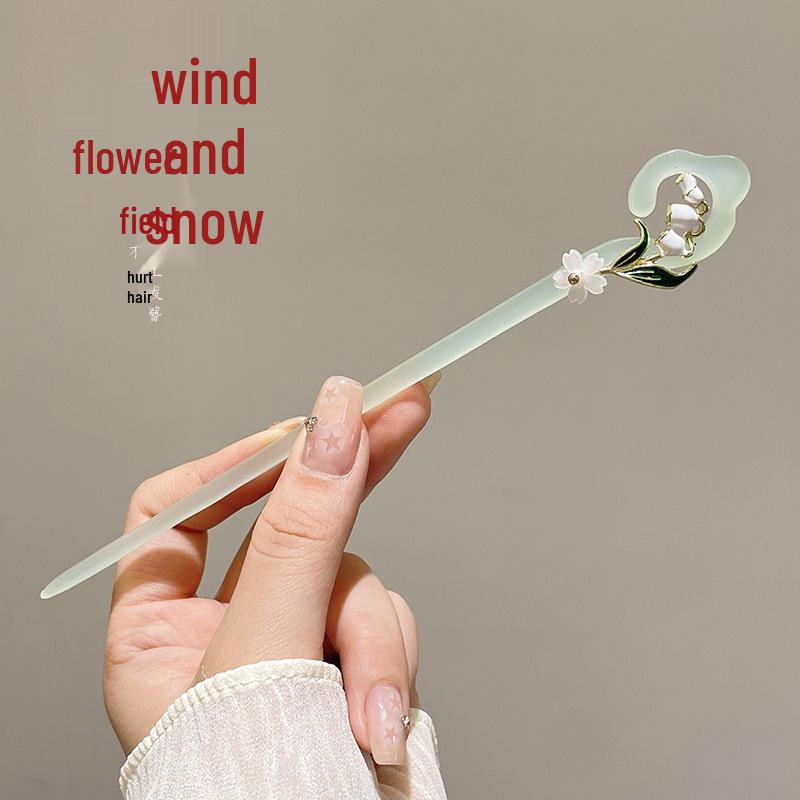 Vintage-inspirierte High-End Quasten-Haarnadel für Hanfu- und Cheongsam-Frisuren