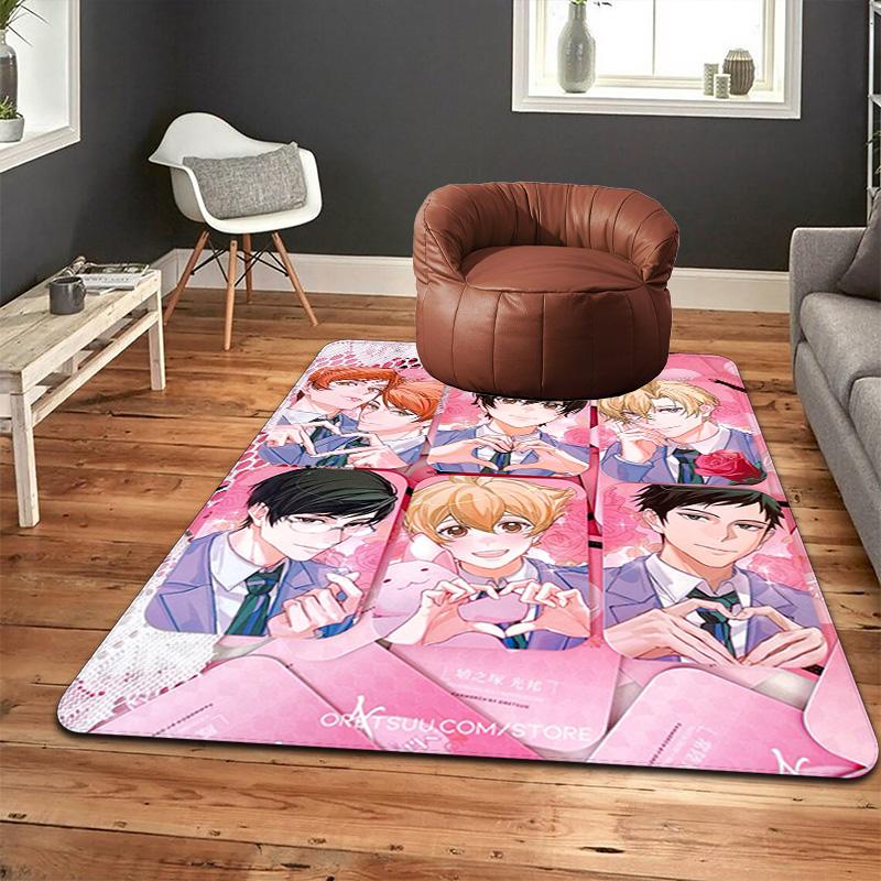 Ouran High School Host Club Rug Floor Mat for Living Room or Bedroom Soft and Comfortable Carpet a Gift for Birthday and Holiday.DFF0925519