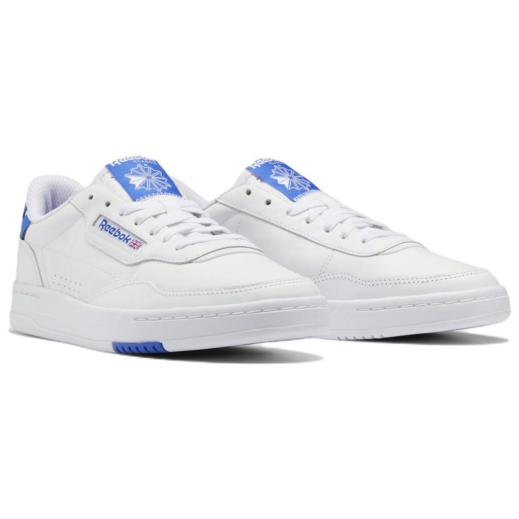 Reebok Court Peak Low Top Sneakers Unisex Sneakers White Blue GW7557