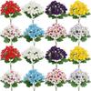 Plastic Artificial Trumpet Flower Handmade Artificial Flower  Home Garden Decor