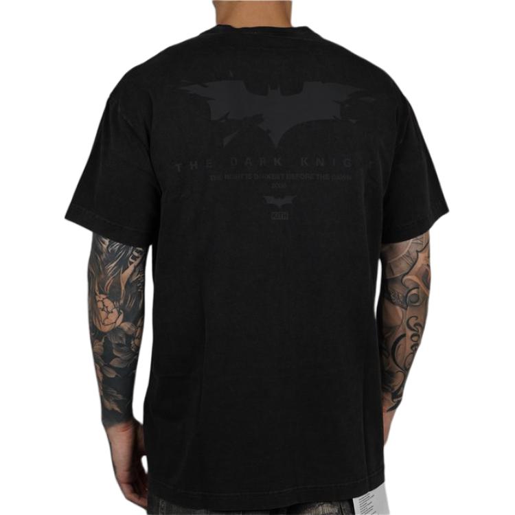 Kith Graphic Print Crew Neck Short Sleeve T-Shirt Men Tops Black KHM-032763