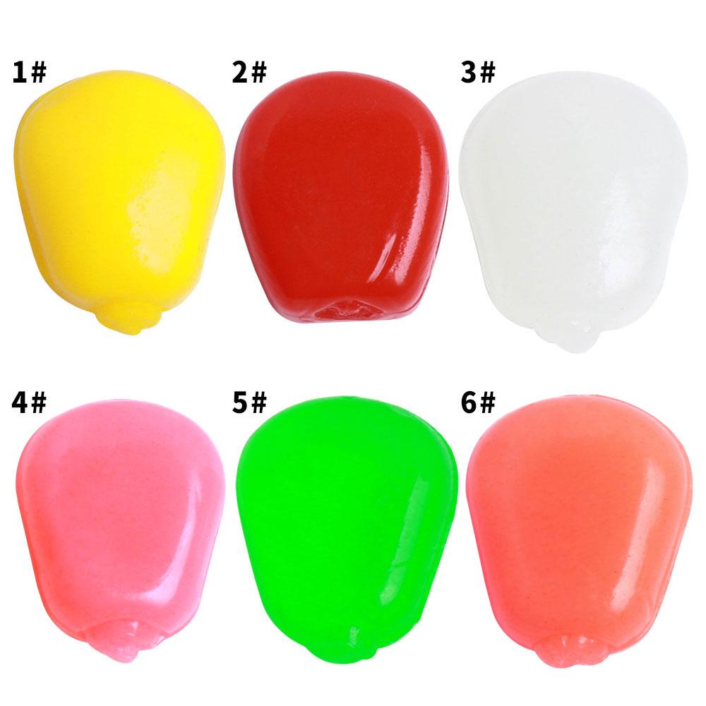 Weiche schwimmende Pop Soft Angelköder Silikon Künstlicher Swimbait Karpfenbarsch Creme Geruch Maisgras Gummiköder