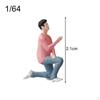 1/64 Figure Tiny People Proposal Scene Movie Character Miniature Model Resin Doll Handpainted for
