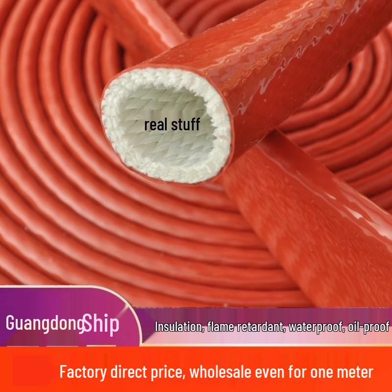 High-Temperature Resistant Fireproof Silicone Rubber Insulating Sleeve