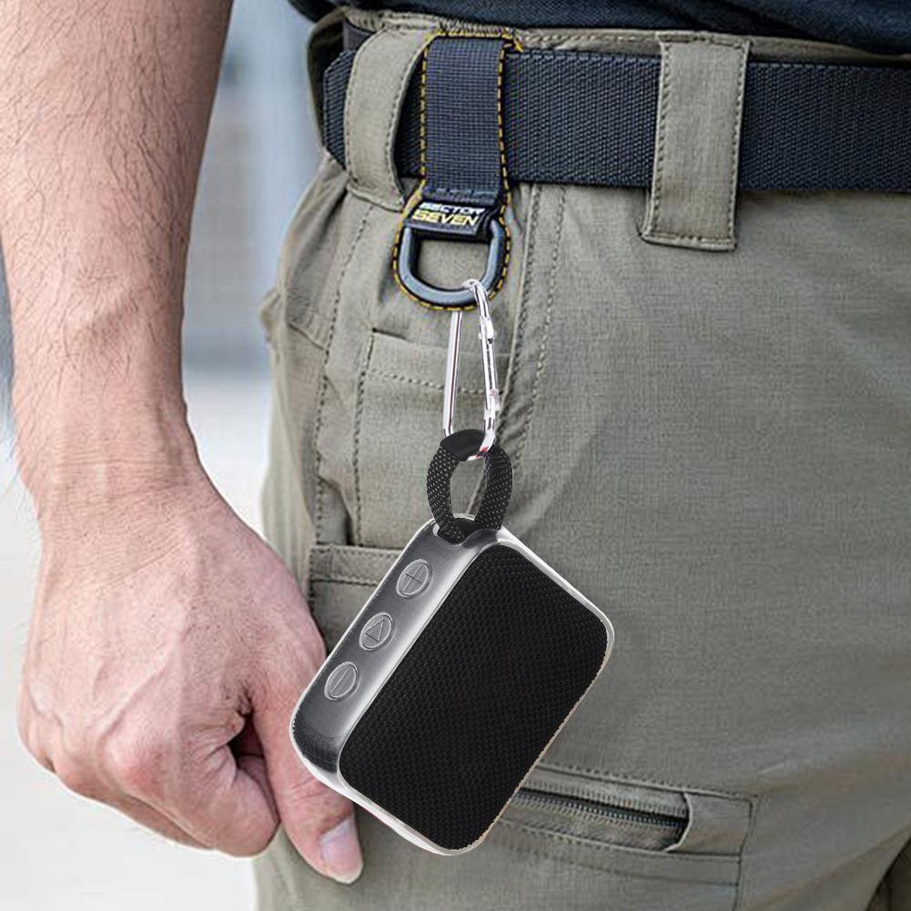 TPU Schutzhülle Stoßfest Tragbar Skin Sleeve Transparent Lautsprecher Schutzhülle für JBL Go 4 Tragbarer BT-Lautsprecher