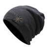 New men's pullover hat street trend velvet rice character knitted hat women's autumn and winter outdoor warm hat tide