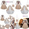 Cosplay Dress M3gan Set Girlsladylik Outfit Party Costume Bag Cloak Daily Fans