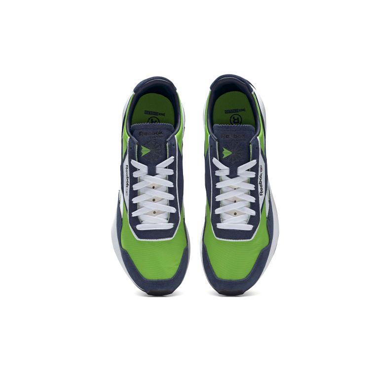 Reebok Classic Leather Legacy AZ Semi Solar Green Vector Navy Unisex Sneakers Footwear-White GX7569
