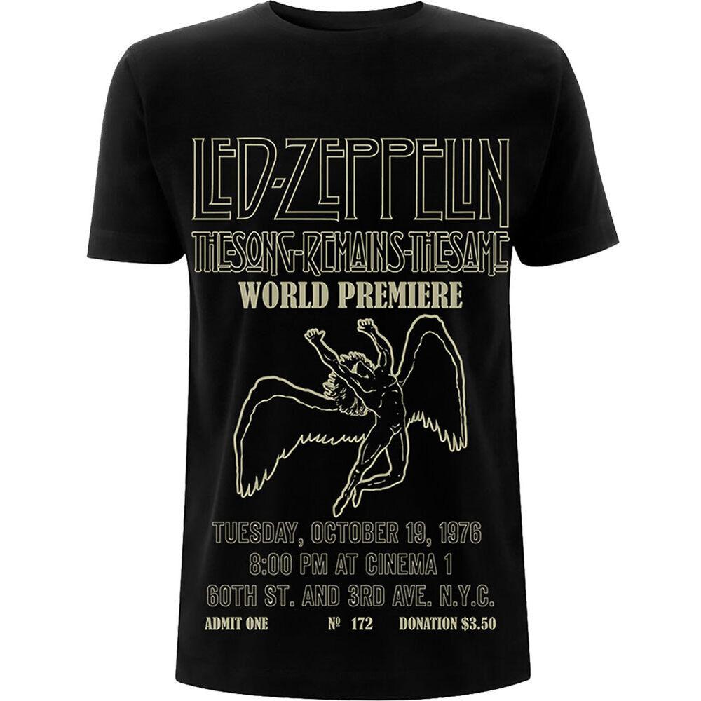 

Led Zeppelin TSRTS World Premier Slim Fit Black Unisex T-shirt