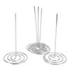 5PCS Receipt Holder Wear Resistant Anti Corrosion Recyclable Check Spindle for Office KitchenSilver