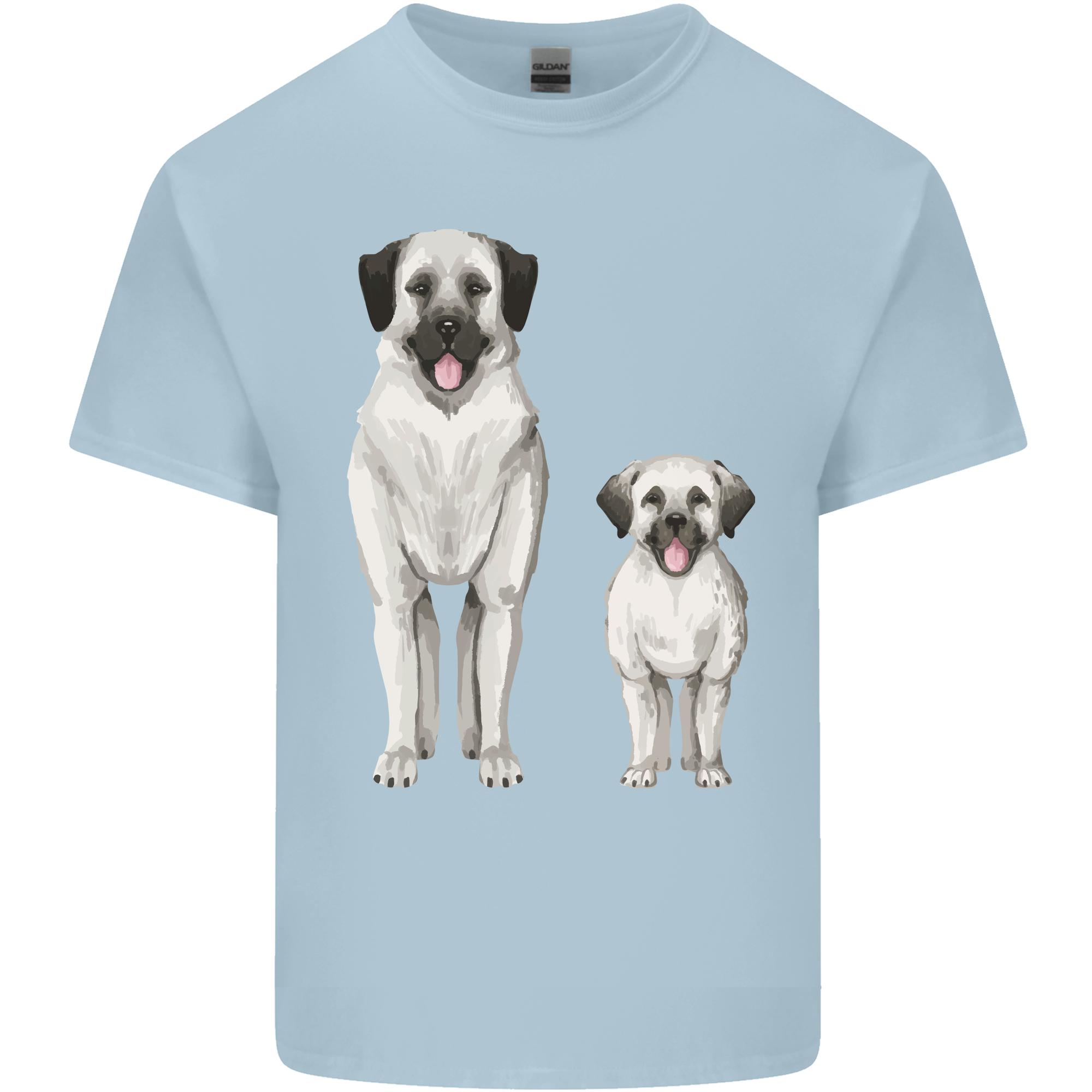 Anatolian Shepherd Dog and Puppy Unisexs Light Cotton TShirt S