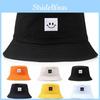 Smiley Face Patch Folding Fisherman Bucket Hat For Unisex Men And Women Outdoor Fun