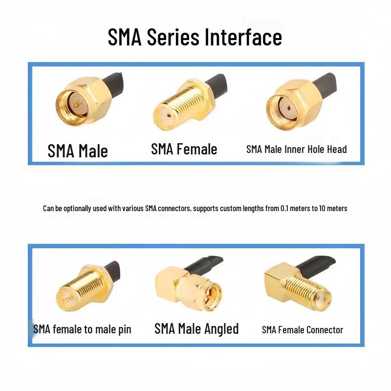 BNC Female To SMA Male RG316 RF Coaxial Adapter Cable