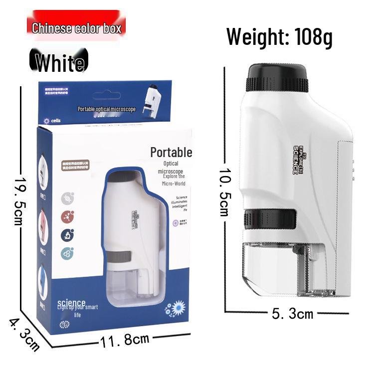 Handheld Portable Microscope Toy for Kids - Ideal for Science Experiments Outdoors and in School