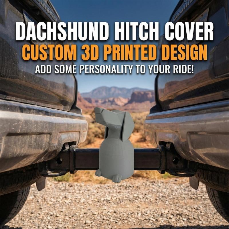 Dog Head Trailer Hitch Cover Quick Installation Trailer Coupling Cover Caps Protector For Auto Accessories
