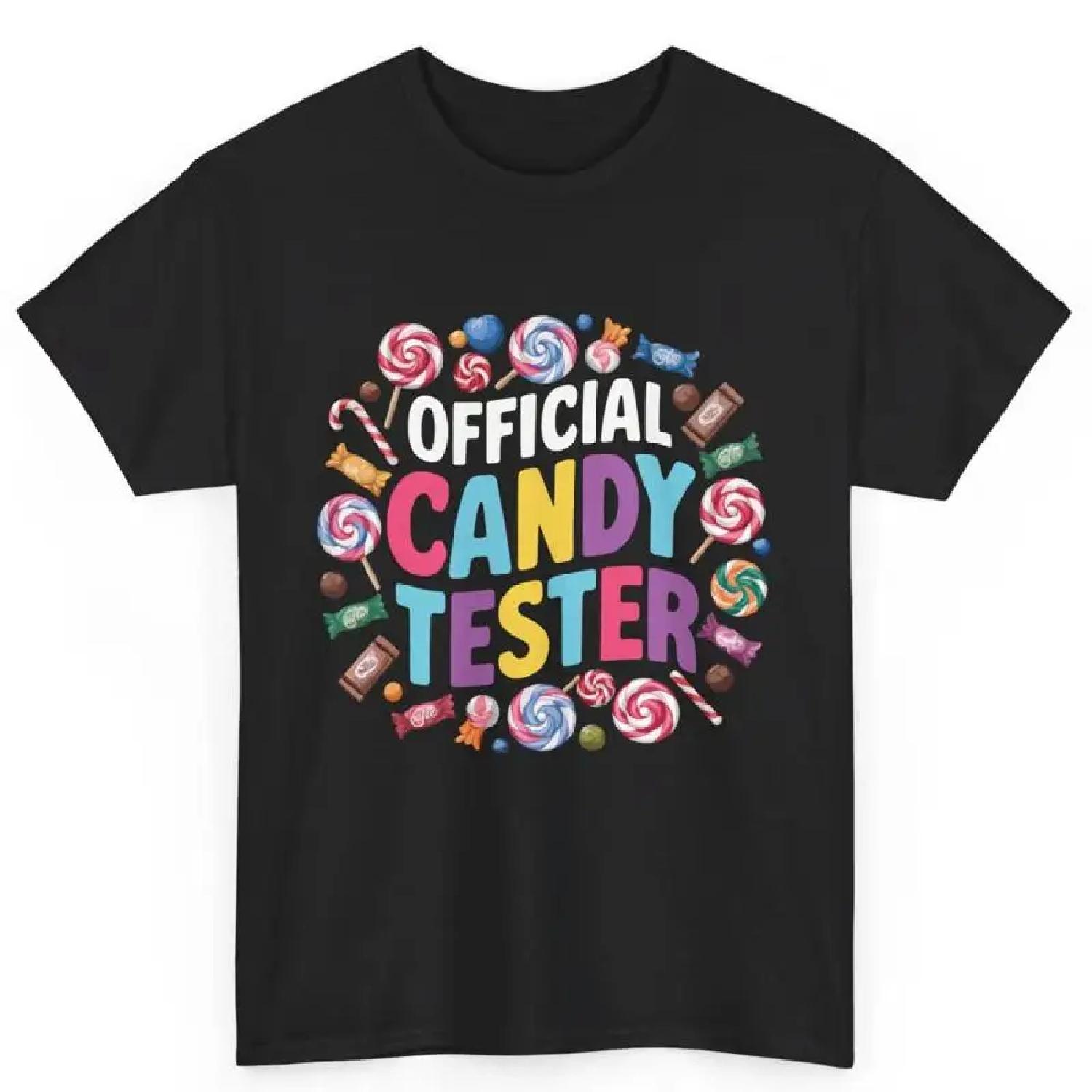

Halloween Official Candy Tester Lover Adult T Shirt XXXXXL
