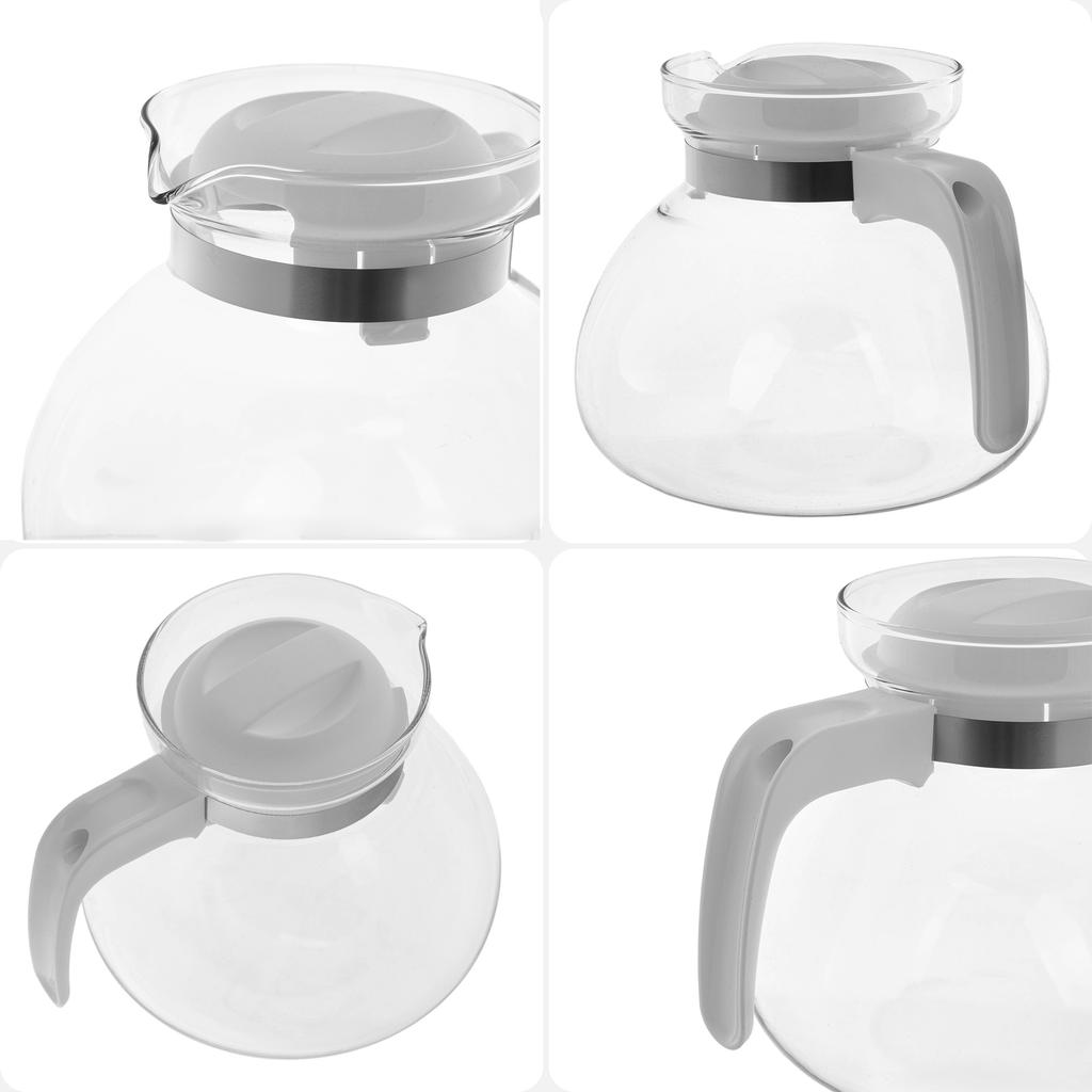 KADAX Heat-Resistant Glass Teapot with Lid 1.7L