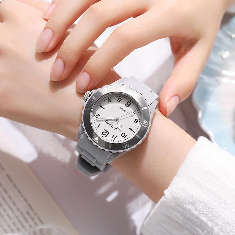 Waterproof Jelly Candy Color Watch for Girls - Durable, Drop-Proof, Trendy for Elementary Students
