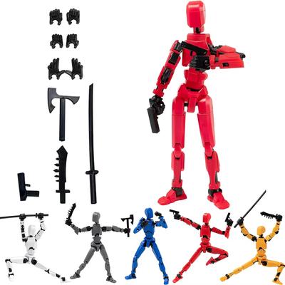Multi-Jointed Movable Robot 3D Printed Mannequin Toy 13 Action Figure Full Body Movable Robot Toys Gifts For Children