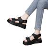 Flat-bottomed Cool Slippers Non-slip and Not Tired Sandals Summer New Velcro Thick-soled Casual Sandals Women