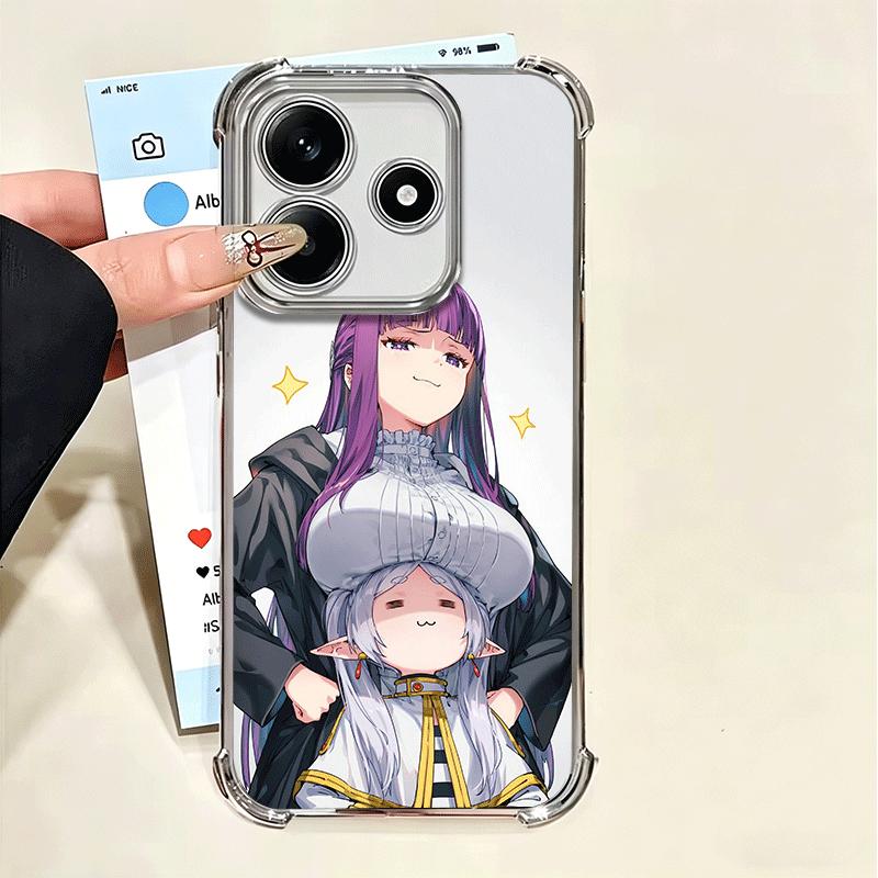 

F-Frieren B-Beyond J-Journeys End Мягкий чехол для телефона для Xiaomi Poco X7 X8 Pro Max X6 X5 X3 F8 Ultra F7 M8 M7 M5S Redmi 15C 15A 15 Xiaomi Poco F8 Ultra