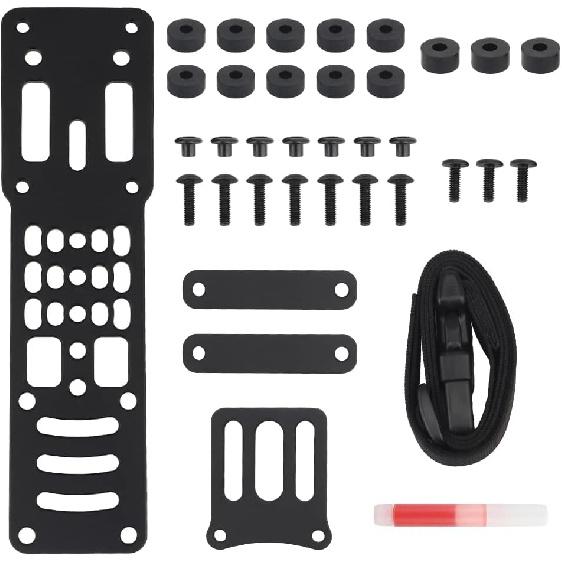 Metal Modular Pistol Holster Adapter, Compatible QLS Platform,Tactical Holster Drop Leg Hanging Extension Plate Adapter