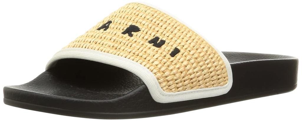 Sandály SAMS016102P3860 cm [Marni] Dámské PŘÍRODNÍ/BÍLÁ 24.0 [Položka]