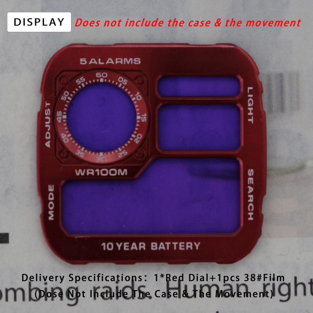 AE1200 Metal Dial & Case Mod Kit Modifed Upgrade Copper Dial Steel Case For Casio 3299 AE-1200 Replacement Watch Accessories