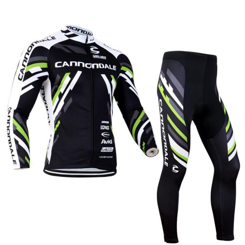 Men Women Cycling Jersey Set Long Sleeve Quick Dry Breathable Performance Wear Road Mountain Bike Winter